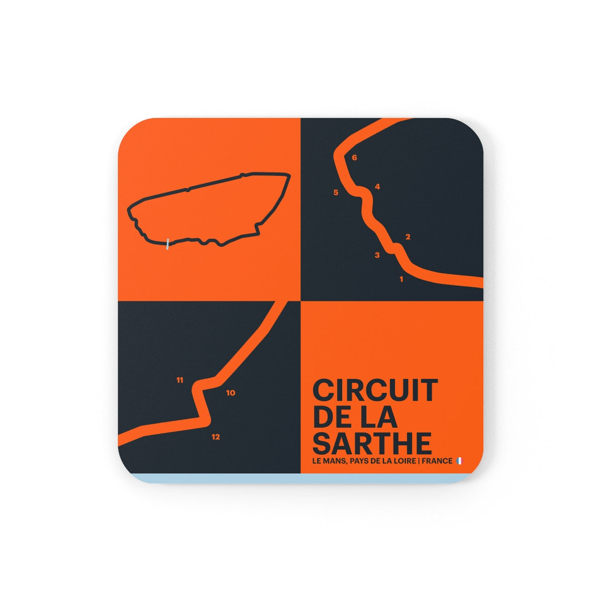 Le Mans - Cork Back Coaster