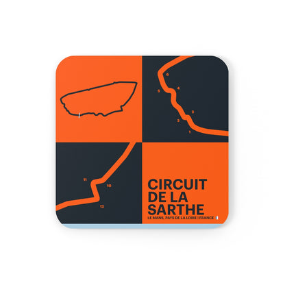 Le Mans - Cork Back Coaster