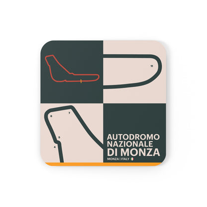 Monza - Cork Back Coaster