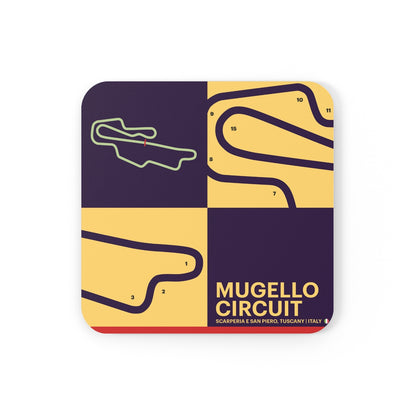 Mugello Circuit - Cork Back Coaster