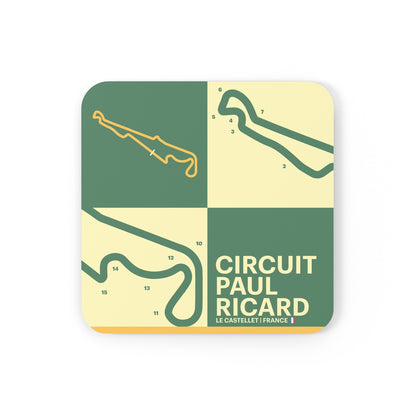 Paul Ricard - Cork Back Coaster