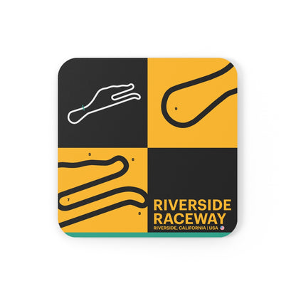 Riverside Raceway - Cork Back Coaster