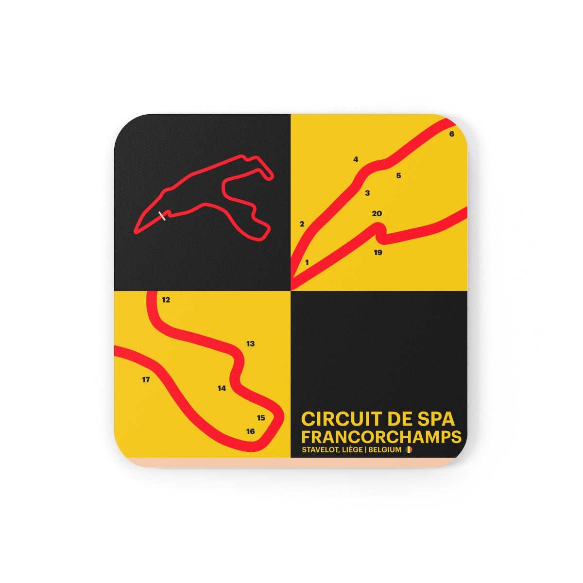 Spa - Cork Back Coaster