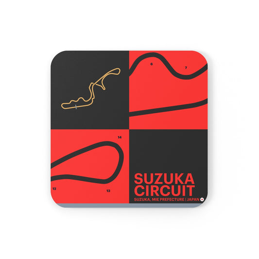 Suzuka Circuit - Cork Back Coaster