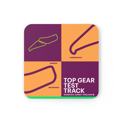 Top Gear Test Track - Cork Back Coaster